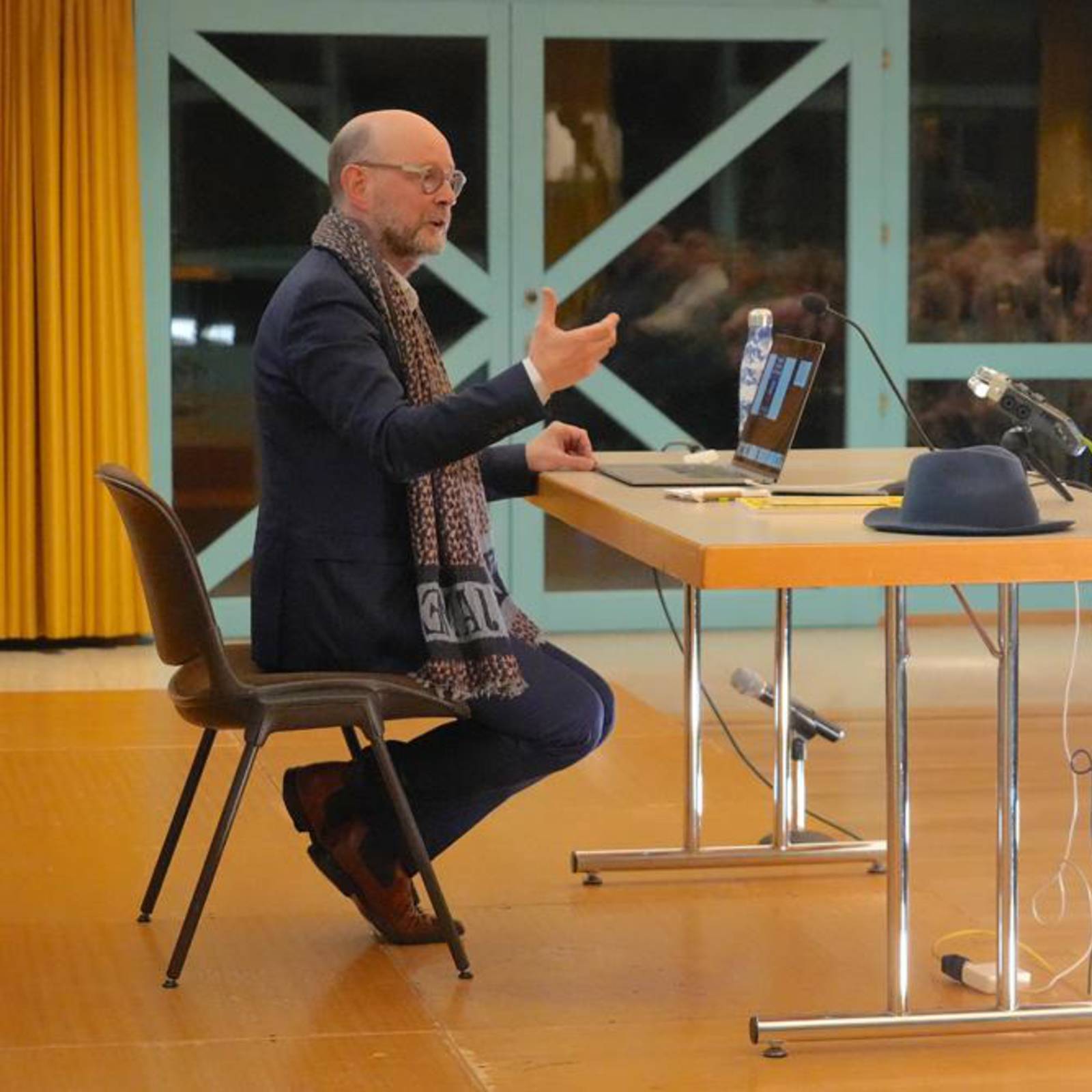 Devant une salle pleine, Bernard Reber a su captiver