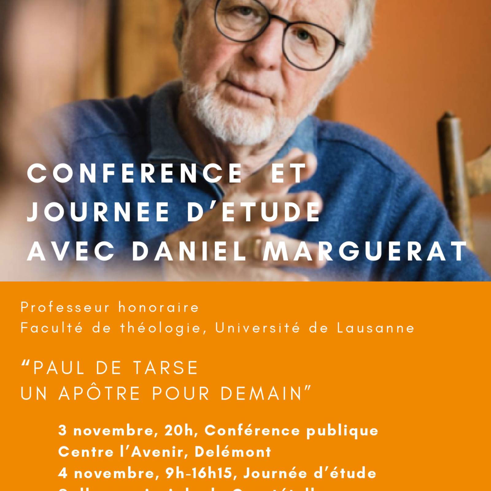 Conférence publique Paul, l’Apôtre du futur
