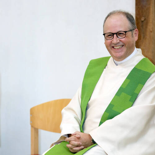 Abbé Georges Schwickerath, vicaire épiscopal pour la région diocésaine Sainte Vérène.