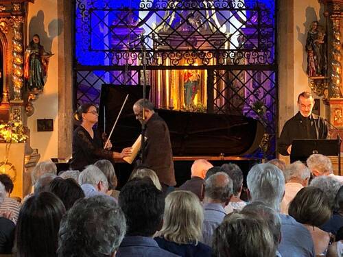 Priscille Reynaud Violon - Thierry Ravassard Piano - Robin Renucci Comédien